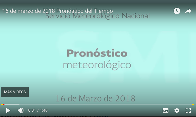 ¿Vas a salir? Checa el pronóstico del tiempo